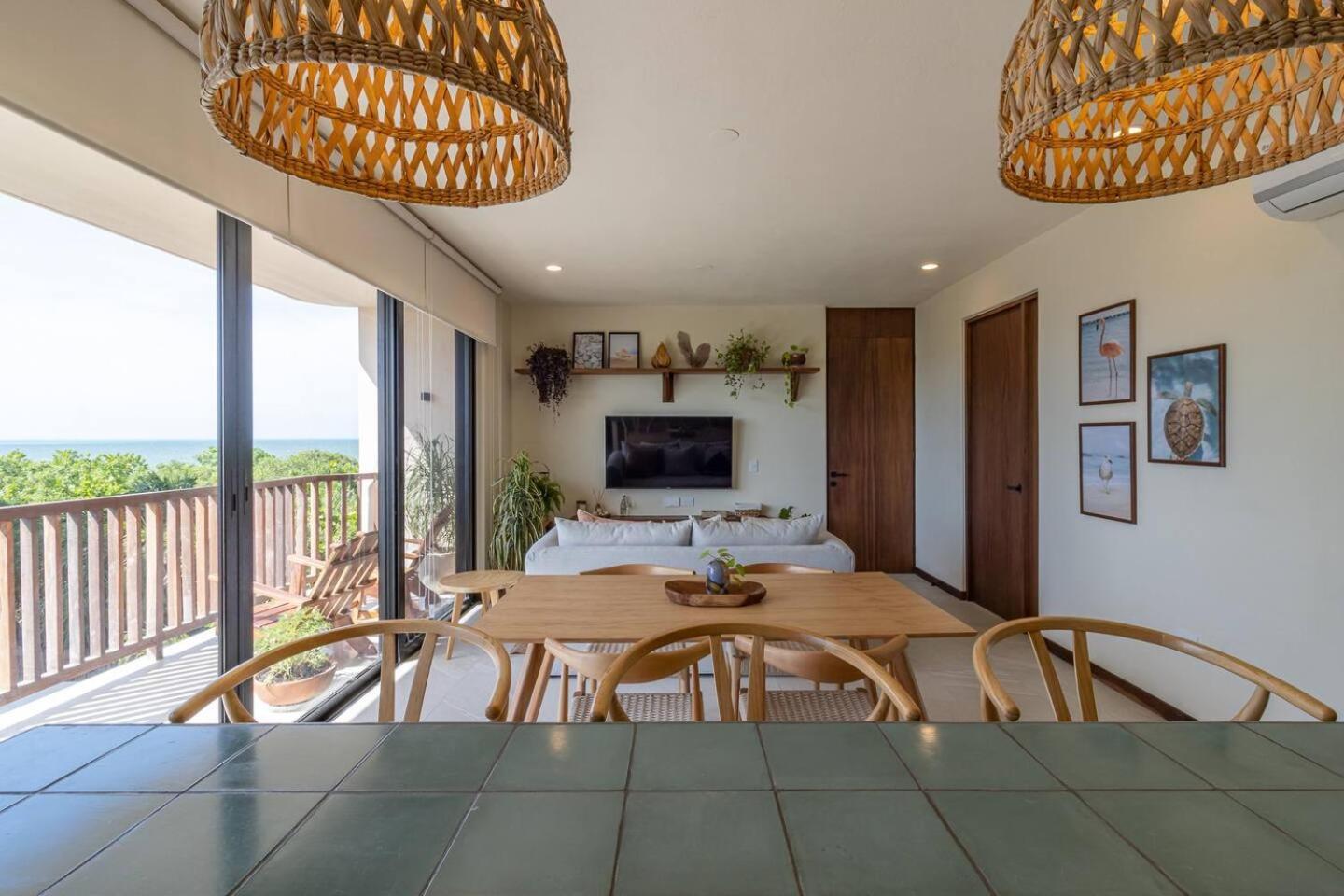 Hermoso Departamento Con Vista Al Mar Isla Holbox ภายนอก รูปภาพ