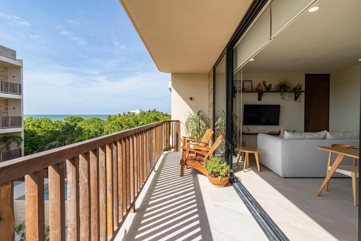 Hermoso Departamento Con Vista Al Mar Isla Holbox ภายนอก รูปภาพ